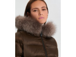 Doudoune Dalya Chocolat en Polyester