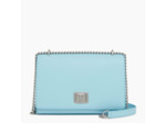 Grand sac bandoulière Eva en cuir grain caviar