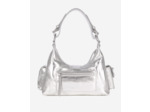 Sac amelia en cuir silver