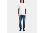 T-Shirt Blanc Avec Broderie Fleur white