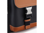 Sacoche sling Maurice en toile enduite