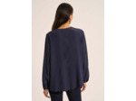 Blouse avec manches longues bouffantes et col rond