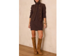 Robe col roulé ROXA en laine
