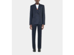 Veste De Costume À Rayures Bleues navy