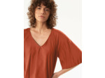 Blouse acajou