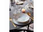 6 assiettes creuses 20cm granit Diwali Marbre
