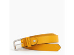 Ceinture femme avec boucle carrée en cuir signature T