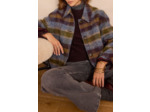 Manteau en laine à carreaux DANNY