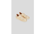 Baskets anna en cuir naturel