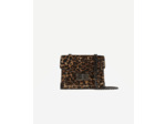 Sac Emily Chaine Cuir Poulain Leopard