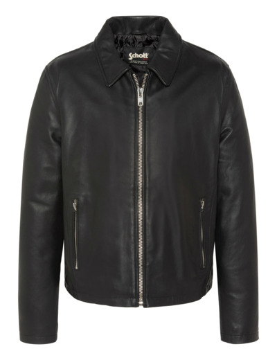 Blouson casual, cuir d'agneau