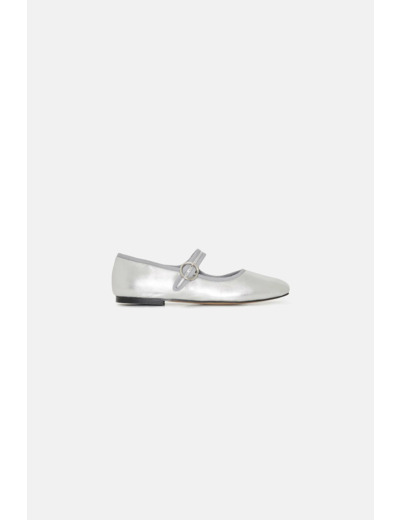 Ballerines sara2 en cuir naturel