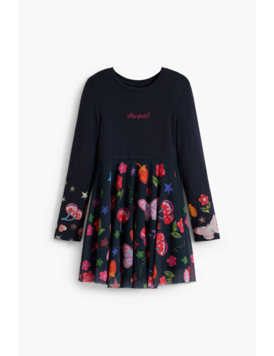 Robe À Manches Longues En Maille – Fille