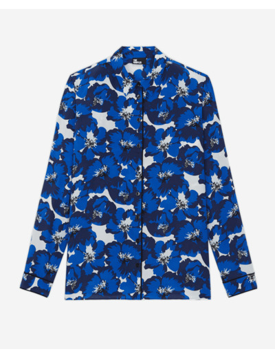 Chemise A Manches Longues blue