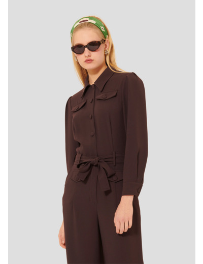 Combinaison Calice Chocolat en Polyester