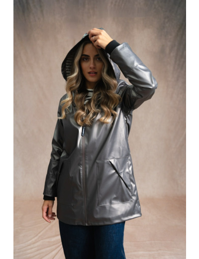 Ciré femme métallisé doublé polaire Dania