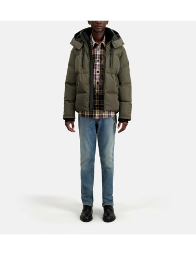 Doudoune En Nylon kaki