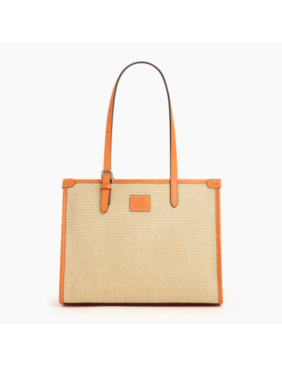 Sac cabas moyen modèle Camille Raphia