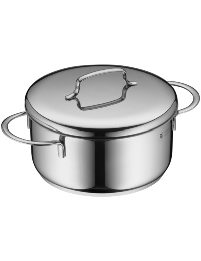 Mini faitout bas avec couvercle 16cm