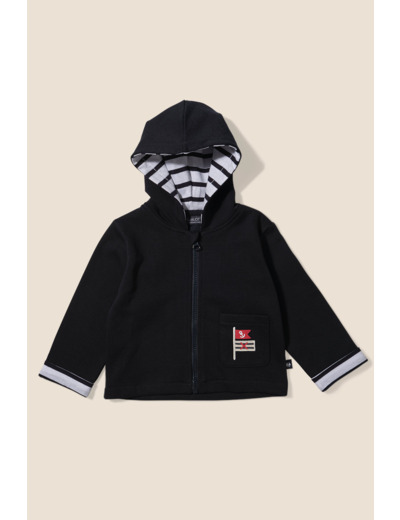 Veste bébé garçon zippée Cappy
