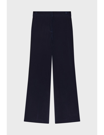Pantalon large en velours lisse - NAIS