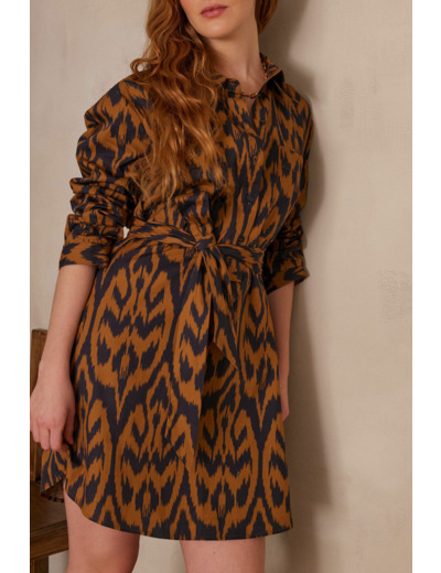 Robe chemise en coton LISEA