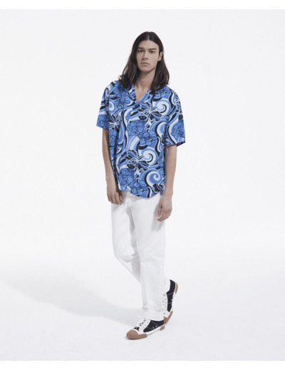 Chemise Wako Manches Courtes blue