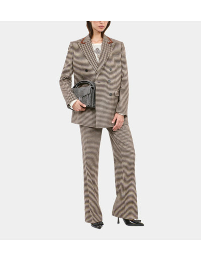 Veste Tailleur À Carreaux Vichy