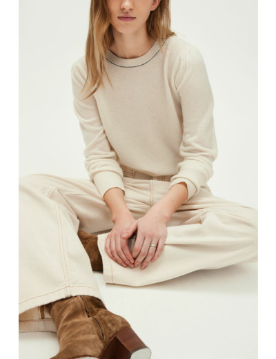 Pull col rond en cachemire - JETTY