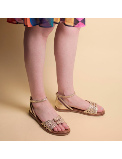 Sandales Femme Arty Gold