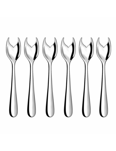 COFFRET DE 6 FOURCHETTES A HUITRES