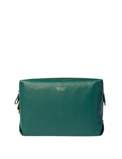 Le cuir lisse trousse toilette