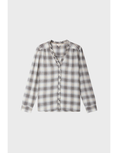 Chemise à carreaux et volants - BERWYN