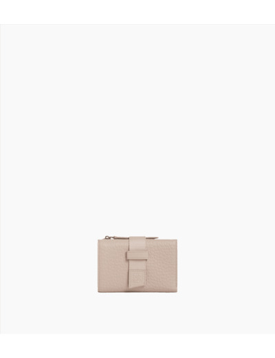 Porte cartes Noah en cuir grain buffle et cuir lisse