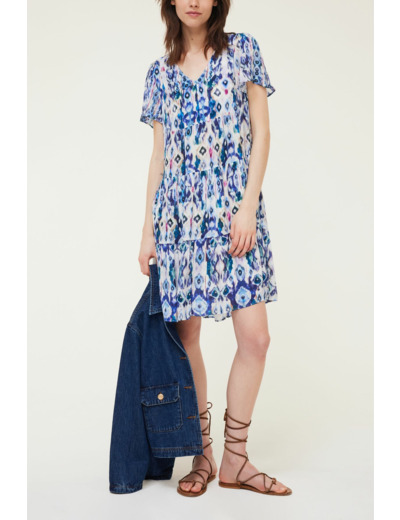 Robe courte imprimé mexicain ? EVA