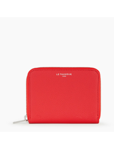 Porte monnaie Emilie en cuir grainé