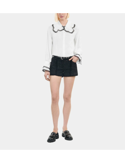 Chemise En Soie Blanche white