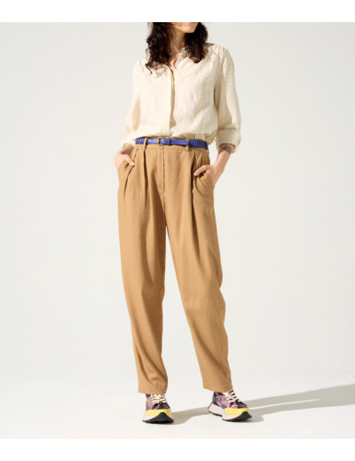 Pantalon droit chamois