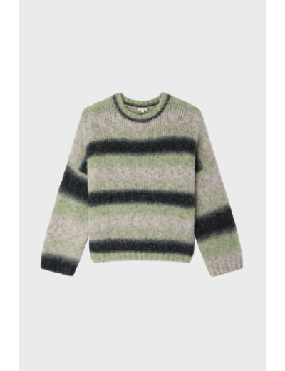 Pull épais oversize à rayures - JOYA