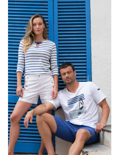 Tee-shirt rayé  Azuli