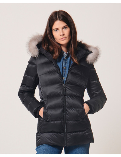 Doudoune Dalya Noir en Polyester