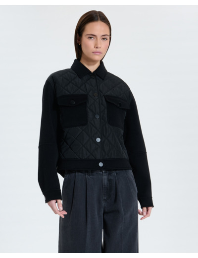 Manteau court noir