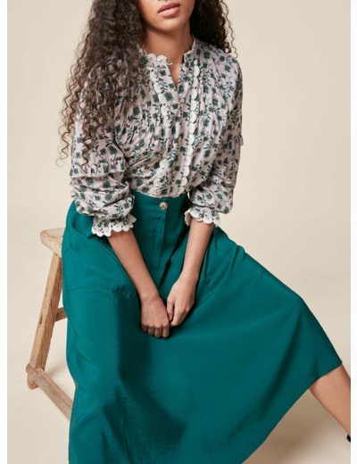 Chemise trefles verts