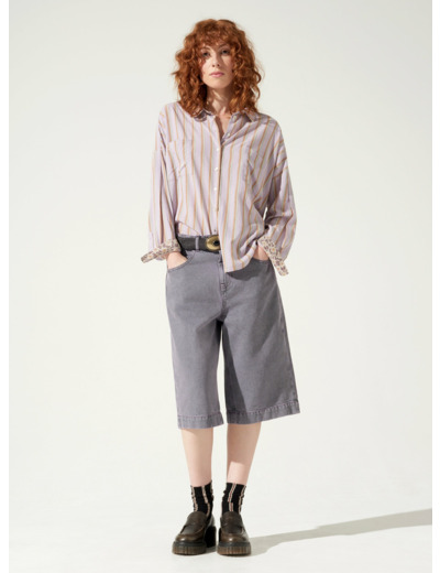 Chemise lilas
