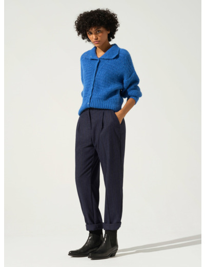 Pantalon droit marine