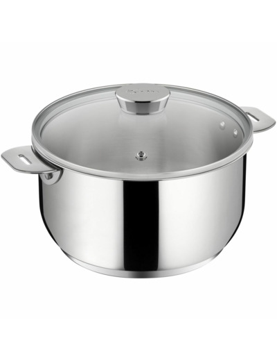 Casserole inox salvaspazio avec couvercle 20 cm (3.2l)