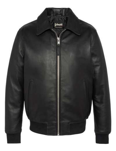 Blouson casual, cuir d'agneau