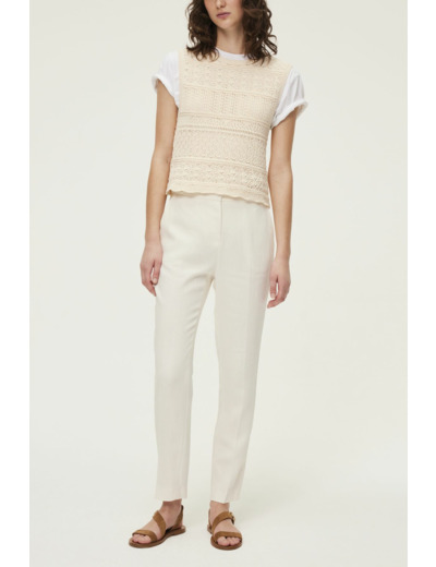 Pantalon en lin mélangé - JULIEN