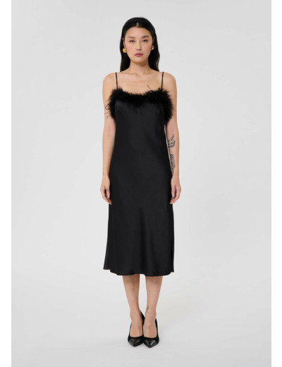 Robe Reaney Noir en Polyester