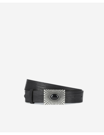 Ceinture En Cuir Noir black